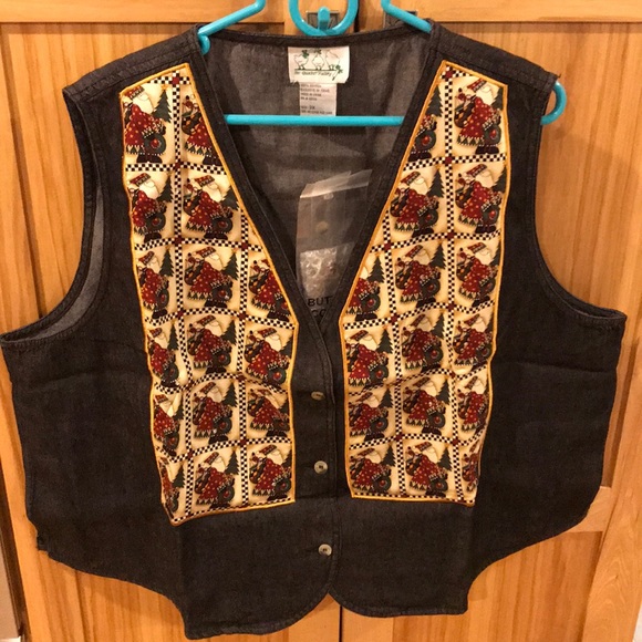 Christmas Quacker factory vest NWT - Picture 2 of 4